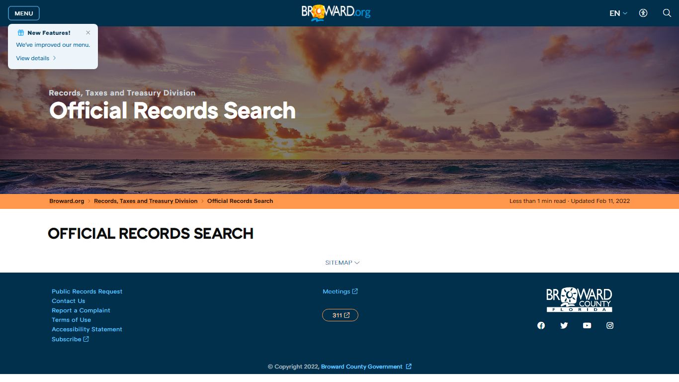 Records Official Records Search - Broward County