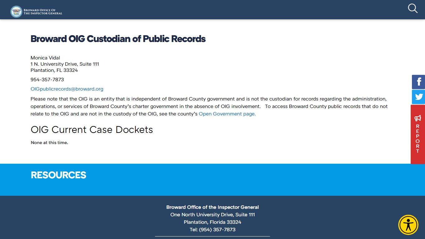 Public Records Public Records - Broward County, Florida